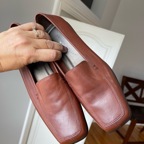 Andrew Geller Magic Cherish leather shoes size 7 1/2 excellent used condition - Picture 9 of 17